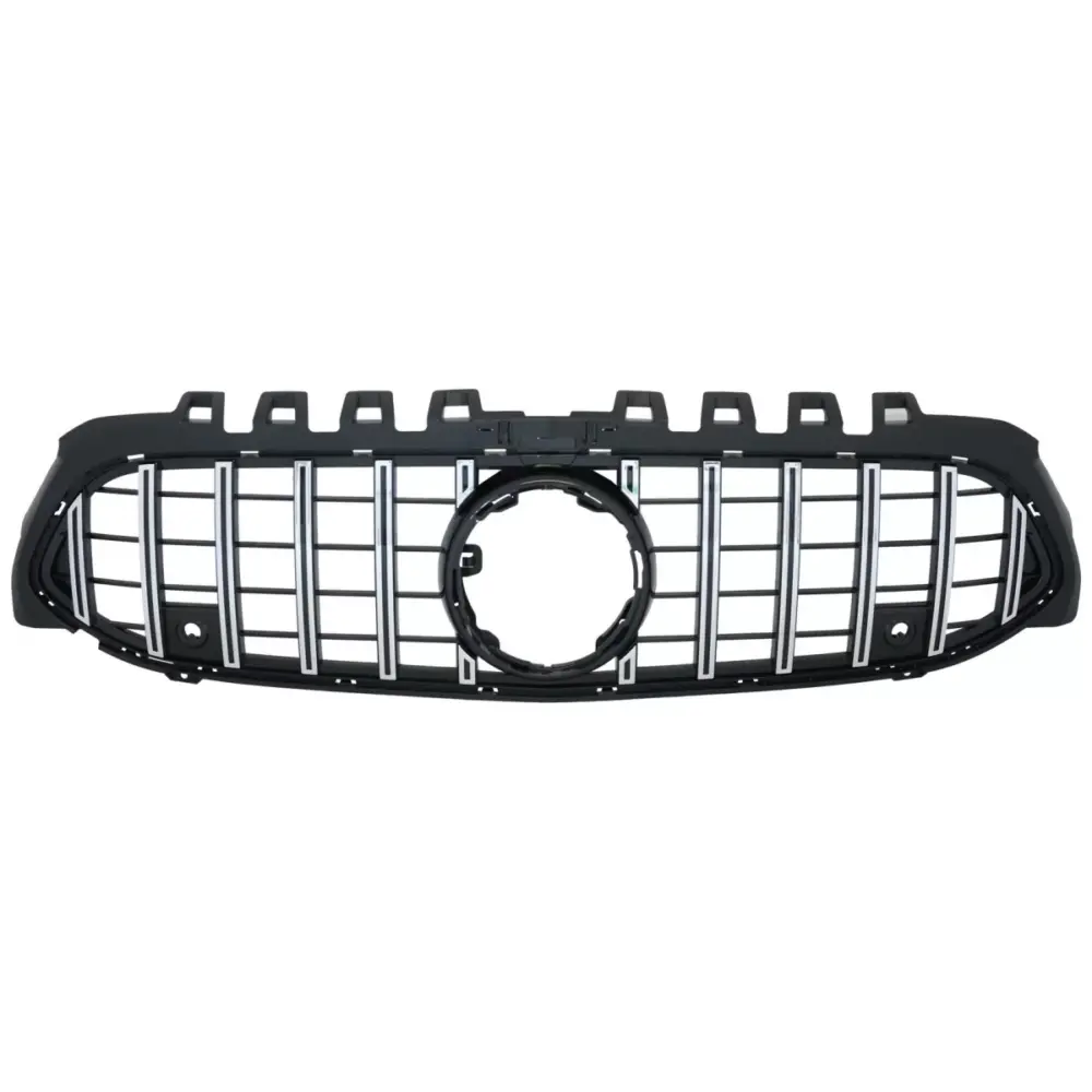 Griglia Centrale Design Gt-r Panamericana Nero Cromato per Mercedes Classe