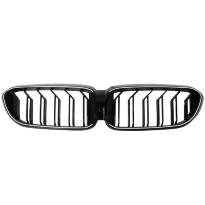 Griglia Centrale Doppia con LED Nero Lucido per BMW Serie 5 G30 G31 2017-2019