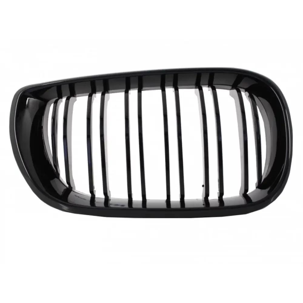 Griglia Centrale Doppia Stripe Nero Lucido per BMW Serie 3 E46 2001-2005