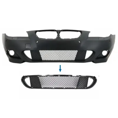 Griglia Centrale Inferiore Paraurti Anteriore M-tech per BMW Serie 5 E60