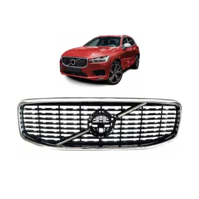 Griglia Centrale Lucida Nera per Volvo XC60 Ii 2017-2021