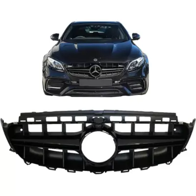 Griglia Centrale Nera E63 Design per Mercedes Classe E W213 S213 C238 A238