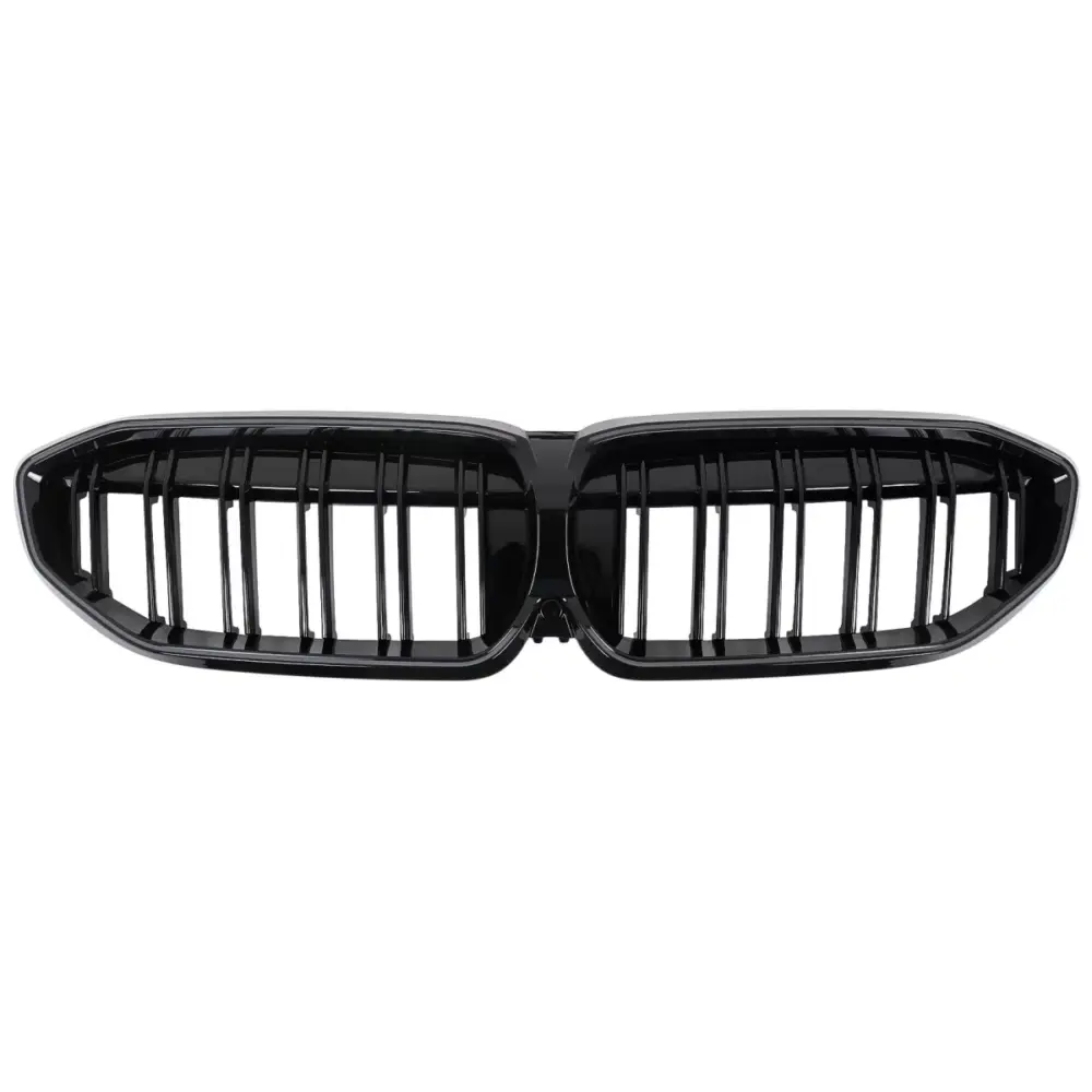 Griglia Centrale Nera Lucida con LED per BMW Serie 3 G20 G21 2019-2022