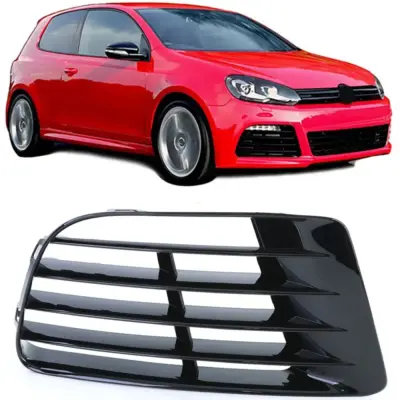 Griglia Copertura Ventilazione Nera Anteriore Destra per VW Golf 6 5K1 09-13