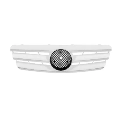 Griglia Cromata Bianca Anteriore per Mercedes Classe C W203 2000-2007