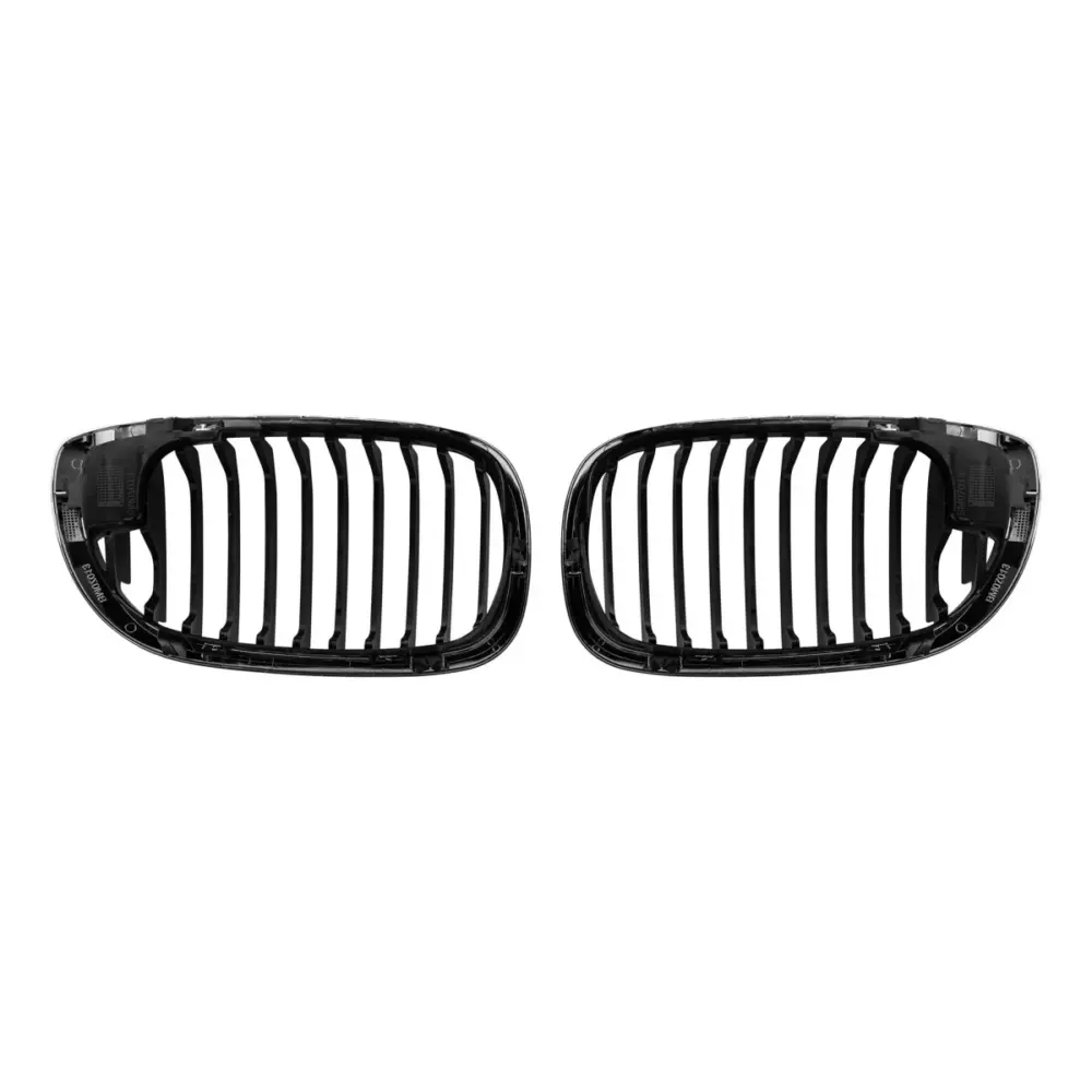 Griglia Cromata Nera Anteriore per BMW Serie 3 E46 Coupe Cabrio 2003-2006