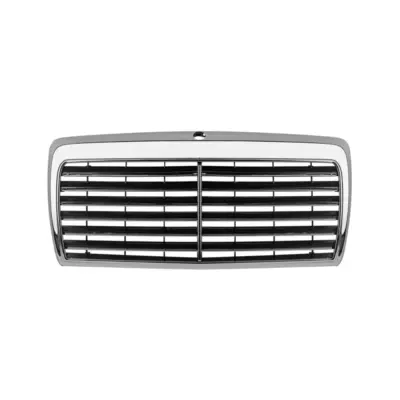 Griglia Cromata Nera Anteriore per Mercedes Classe E W124 1985-1993