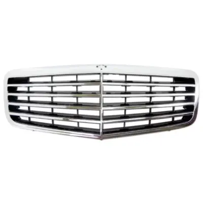 Griglia Cromata Nera Anteriore per Mercedes Classe E W211 2007-2009