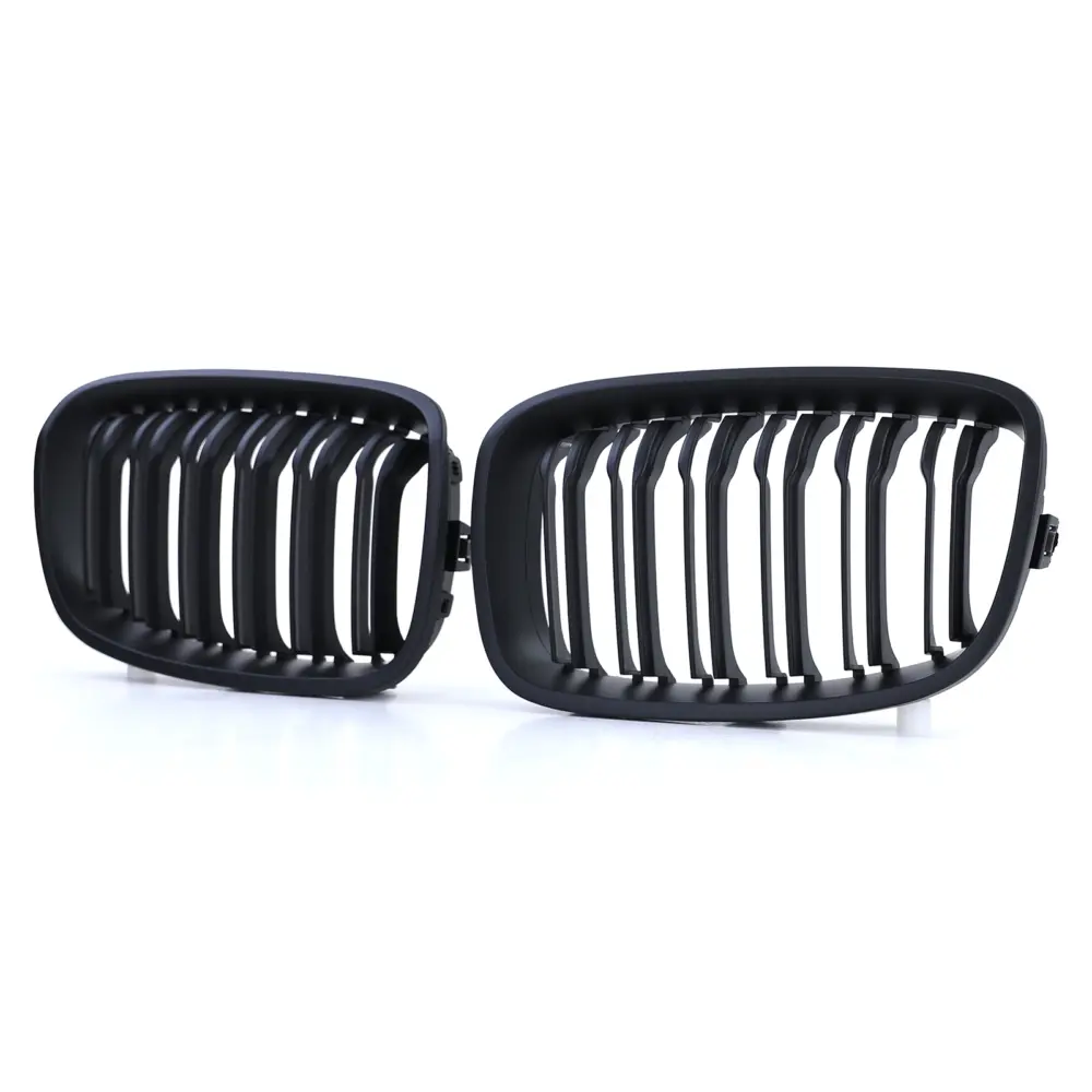 Griglia Doppia Barra Nera per BMW Serie 1 F20 F21 (2010-2014) Plug & Play