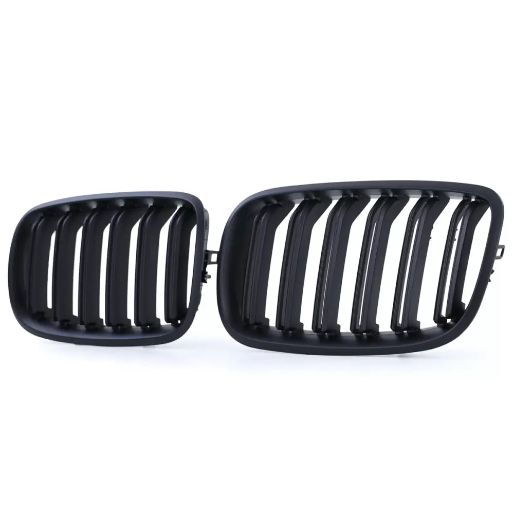Griglia Doppia Nera Anteriore per BMW X5 E70 X6 E71 dal 2006
