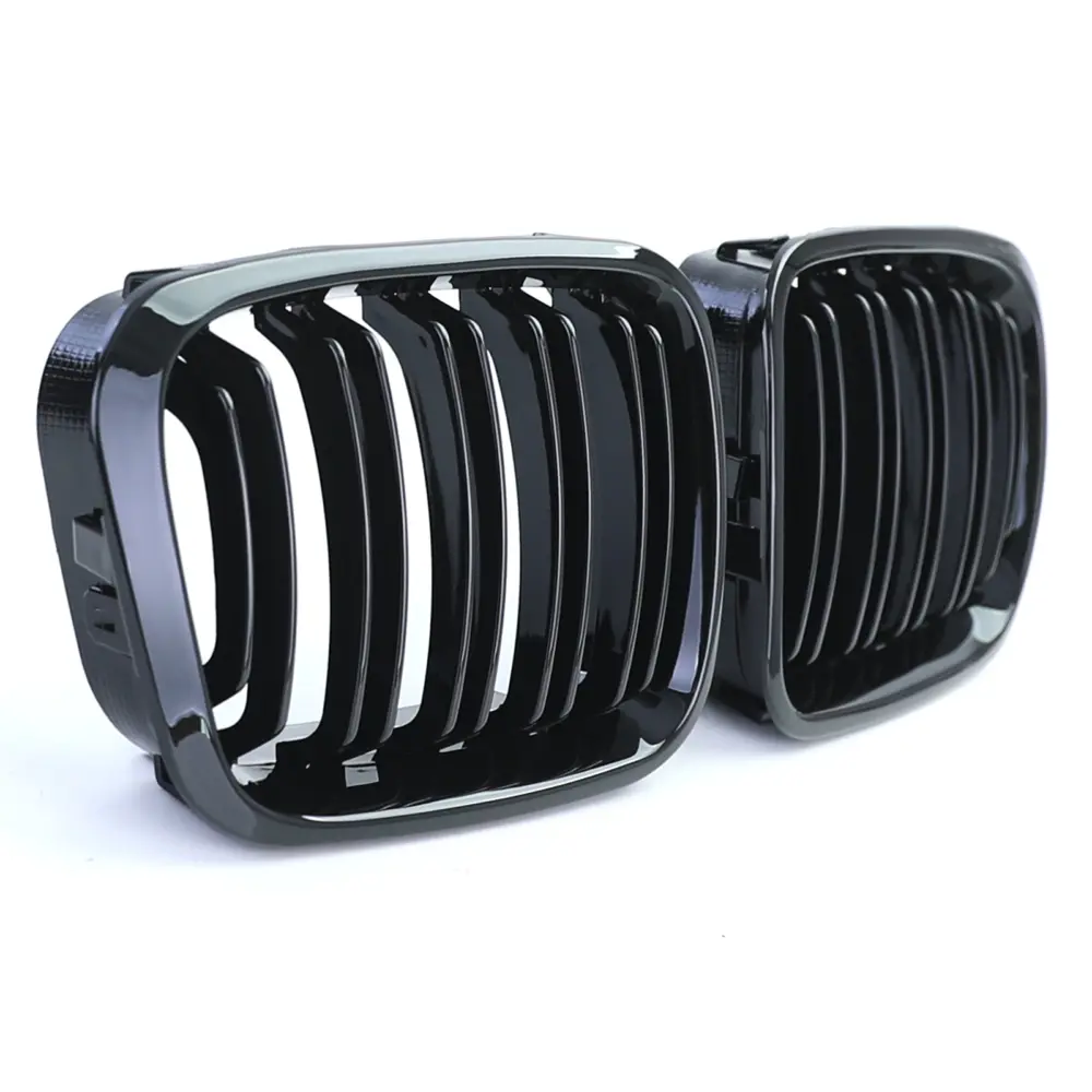 Griglia Doppio Stego Nera Lucida per BMW Serie 3 E46 1998-2001