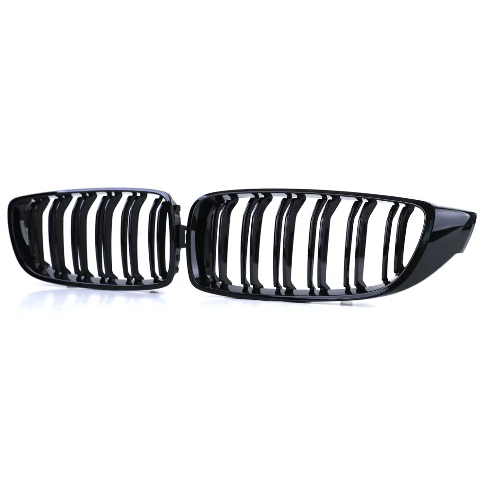 Griglia Doppio Stego Nera Lucida per BMW Serie 4 F32 F33 F36 F82 F83