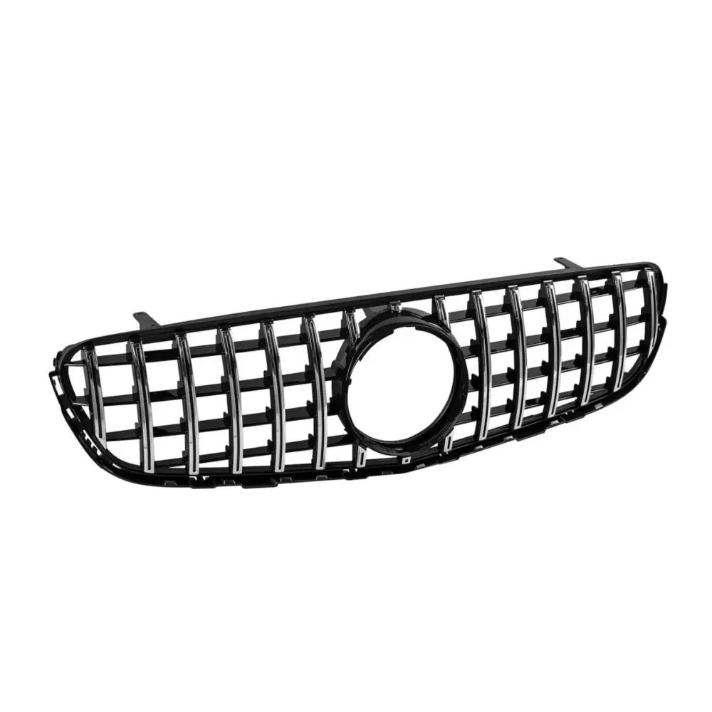 Griglia GT Cromato Nera Anteriore Mercedes GLC SUV X253 2015-2019 Senza Foro