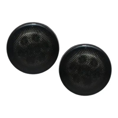 Griglia Indicatore Luce Freccia LED Anteriore Ambra per Jeep Wrangler Jk