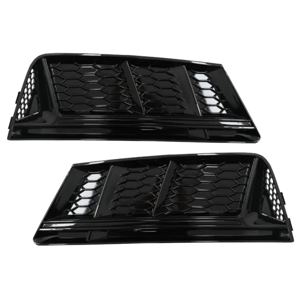 Griglia Inferiore Paraurti Laterale Nera RS4 Edition per Audi A4 B9 2016-2018