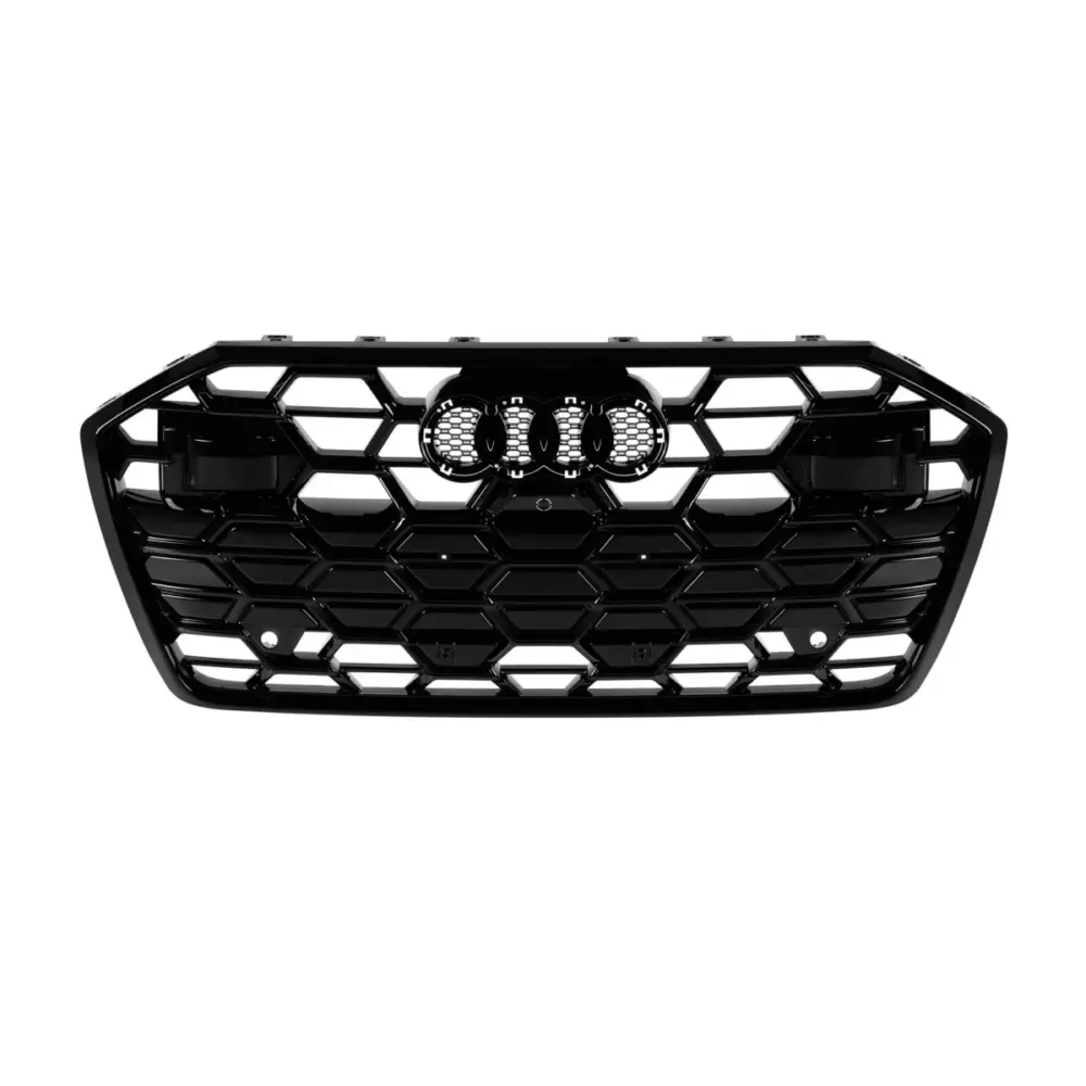 Griglia Lucida Nera Anteriore per Audi A6 S Line 2019-2024