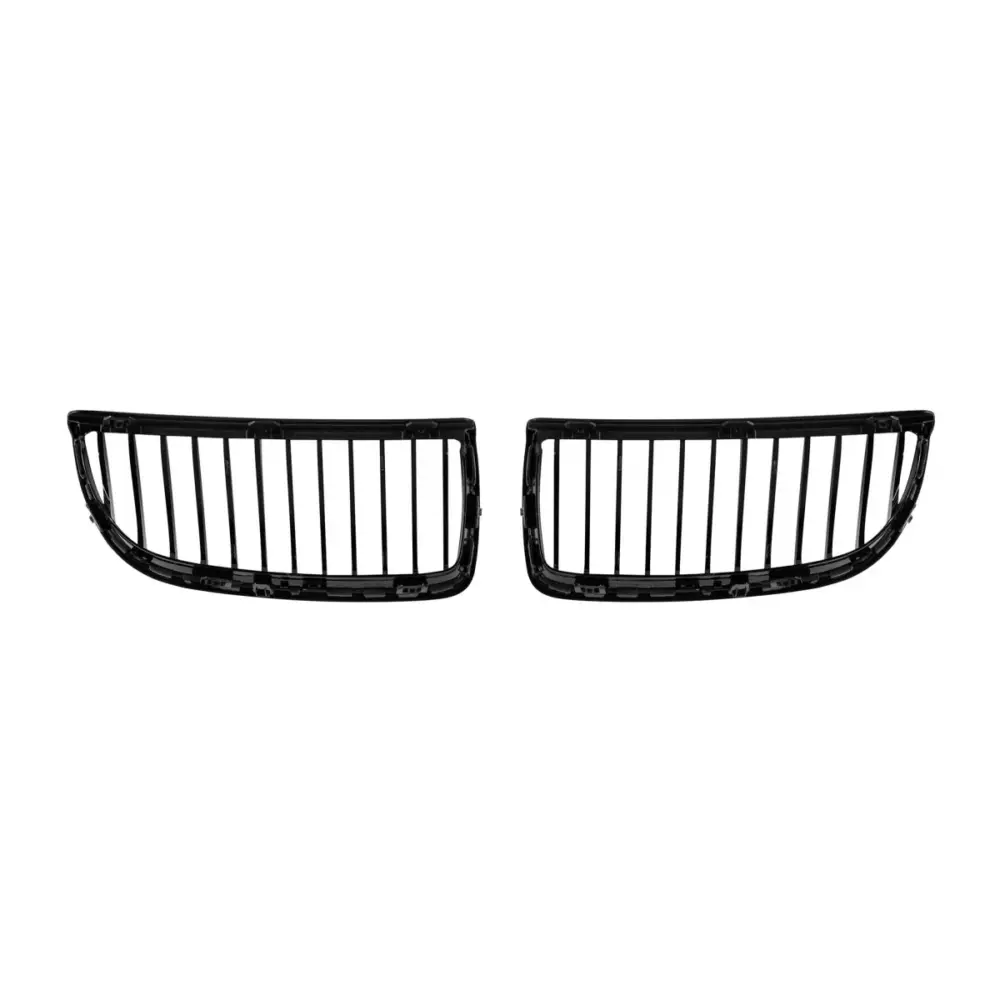 Griglia Nera Anteriore Doppio Rene per BMW Serie 3 E90 2005-2008