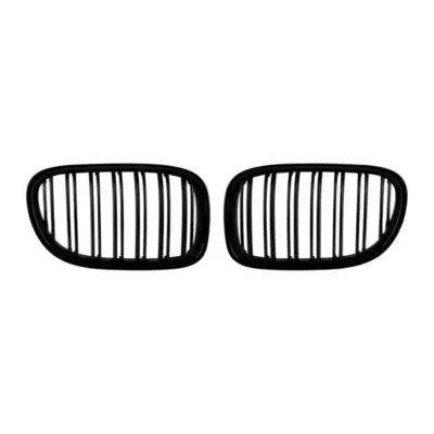 Griglia Nera Anteriore Doppio Rene per BMW Serie 7 F01 2008-2015