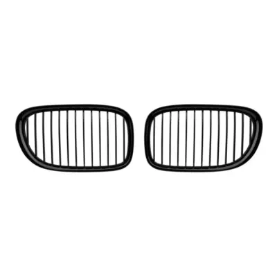 Griglia Nera Anteriore Doppio Rene per BMW Serie 7 F01 2008-2015