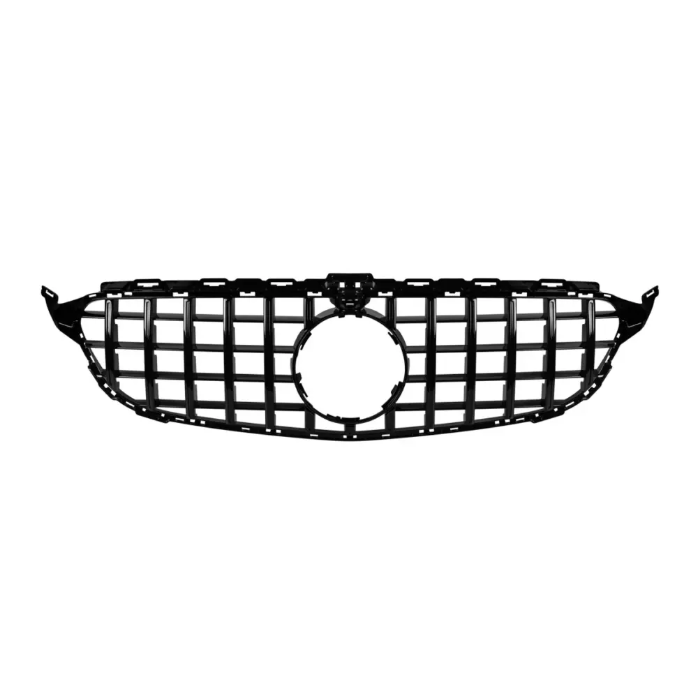 Griglia Nera Gt-r con Apertura Camera per Mercedes Classe C W205 2014-2018