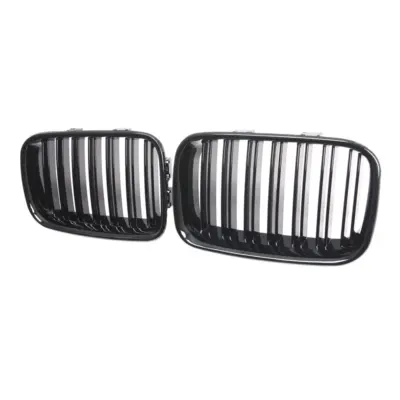 Griglia Nera Lucida a Doppio Listello per BMW Serie 3 E36 Vorfacelift