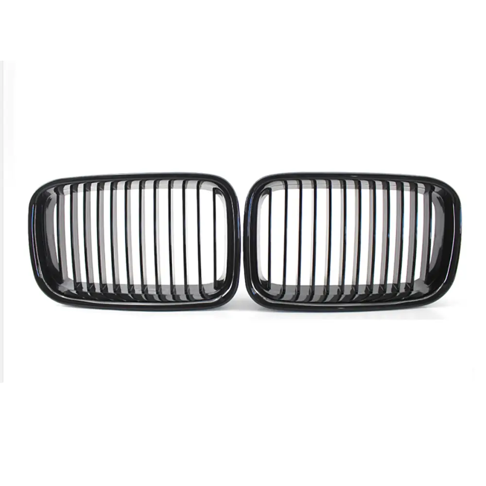 Griglia Nera Lucida a Singolo Listello per BMW Serie 3 E36 Vorfacelift