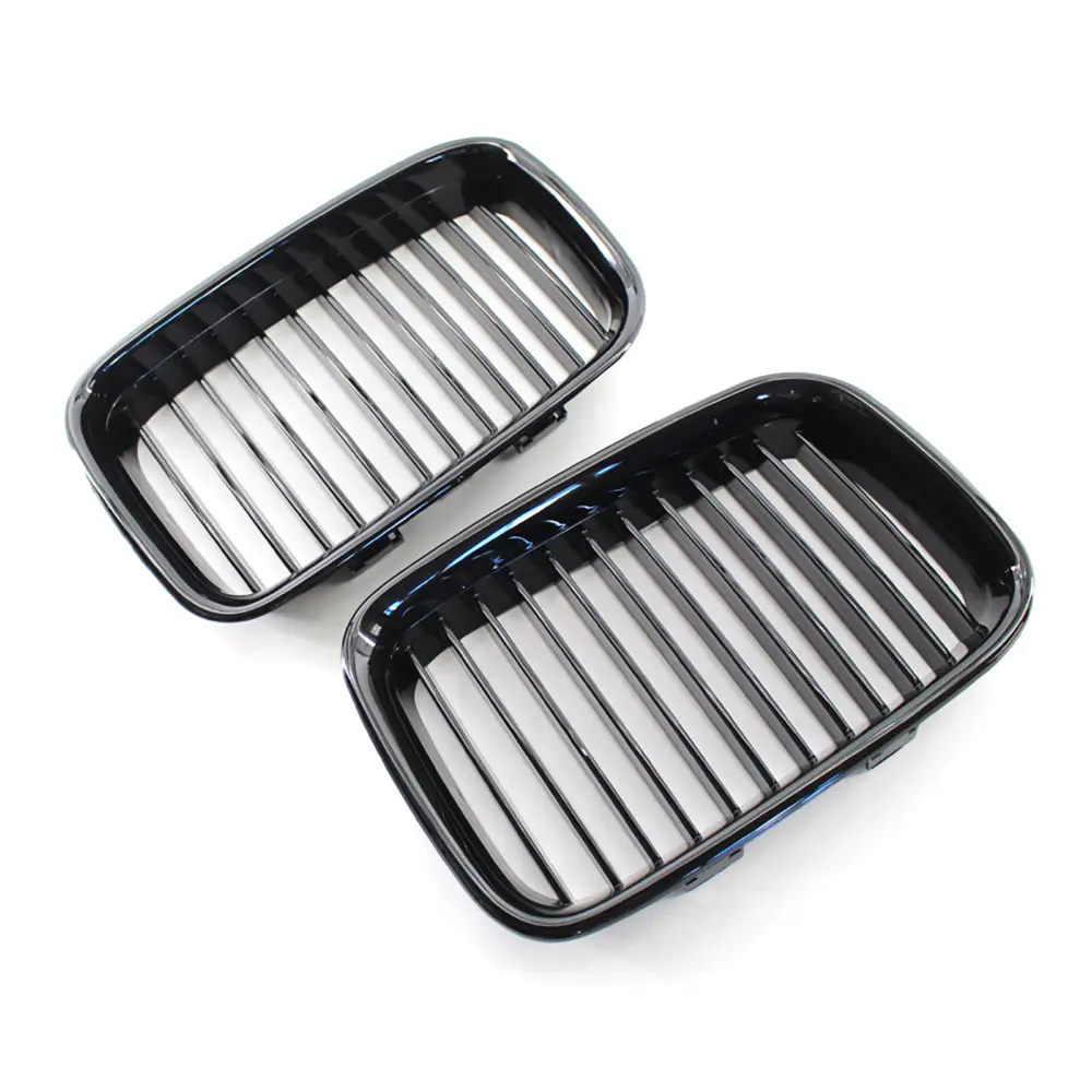 Griglia Nera Lucida a Singolo Listello per BMW Serie 3 E36 Vorfacelift