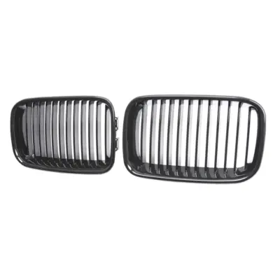 Griglia Nera Lucida a Singolo Listello per BMW Serie 3 E36 Vorfacelift