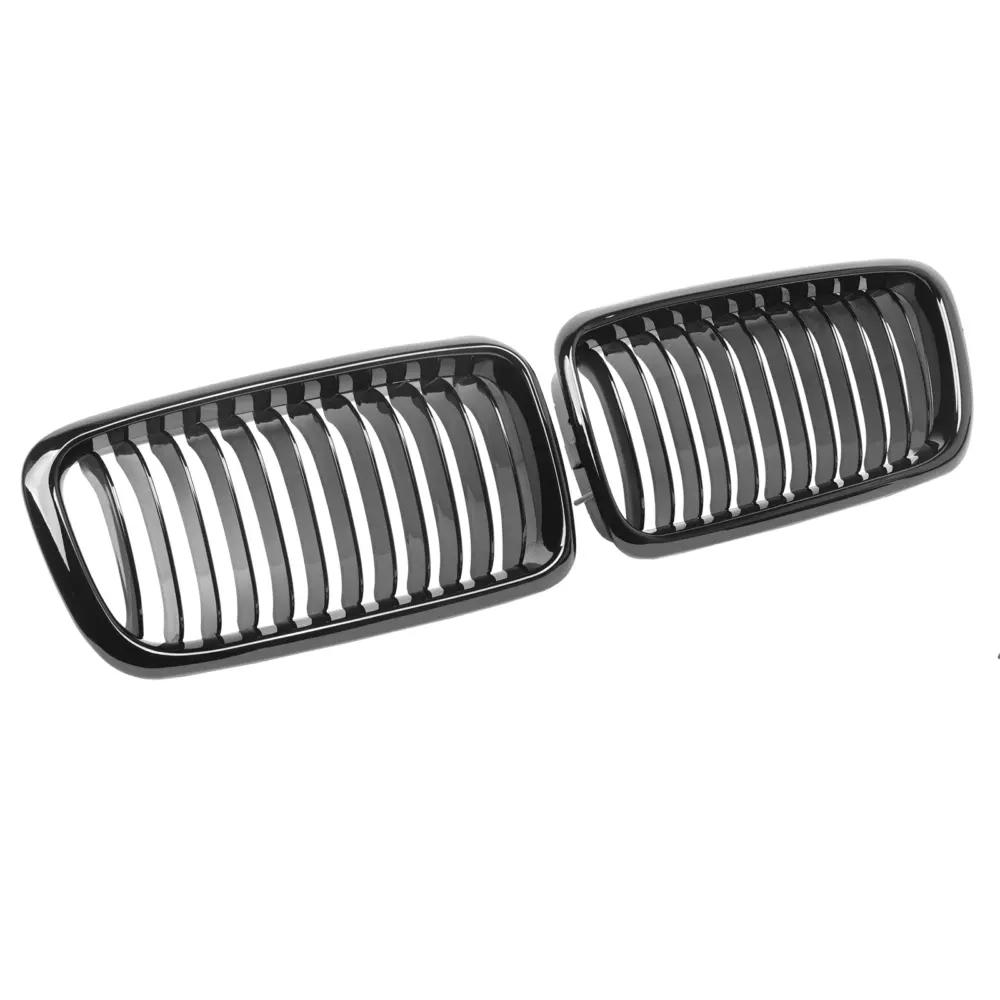Griglia Nera Lucida a Singolo Listello per BMW Serie 7 E38