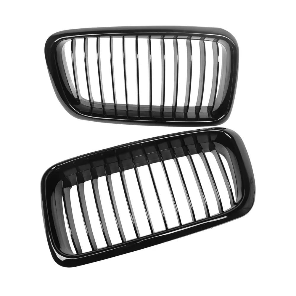Griglia Nera Lucida a Singolo Listello per BMW Serie 7 E38