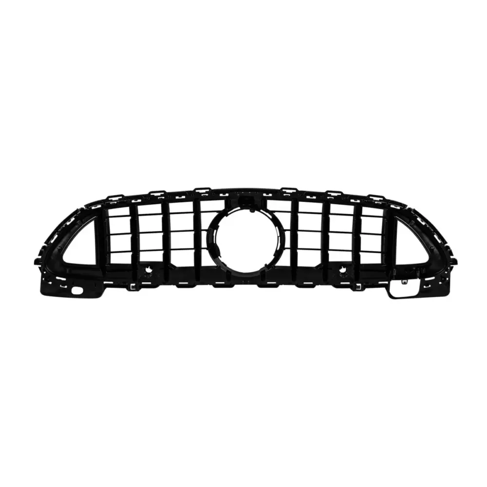 Griglia Nera Lucida con Linee Rosse Tipo Brabus per Mercedes Classe C W206