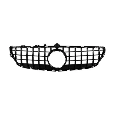 Griglia Nera Lucida GT con Foro Telecamera per Mercedes CLS C218 2015-2018