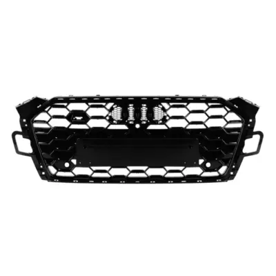 Griglia Nera Lucida Stile S5 per Audi A5 Sportback Coupe Cabrio 2020-2024