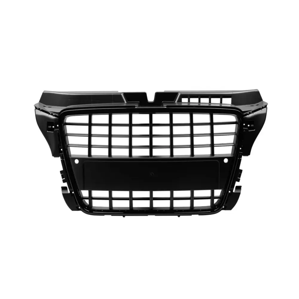 Griglia Nera Lucida Tipo S3 con Sensori Parcheggio per Audi A3 2009-2012
