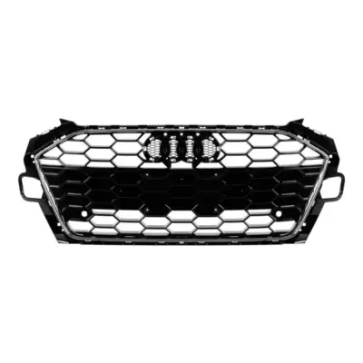Griglia Nera Lucida Tipo S4 per Audi A4 B9.5 2020-2024