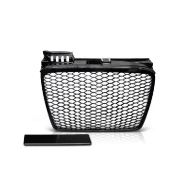 Griglia Nera Tipo RS per Audi A4 B7 Berlina Avant 2004-2008 Paraurti Standard