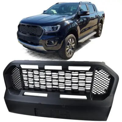 Griglia Nido D'ape Anteriore Nera per Ford Ranger T8 19-23 2.0 Tdci