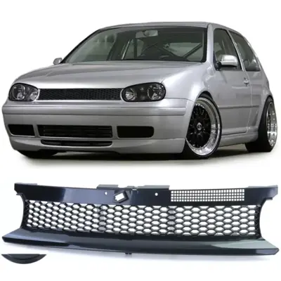 Griglia Nido d'Ape Senza Emblema Nera per Volkswagen Golf 4 Berlina/Variant