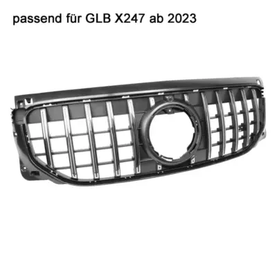 Griglia Radiatore Cromata Panamericana per Mercedes GLB X247 Facelift