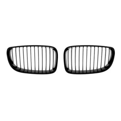 Griglia Singola Nera Anteriore per BMW Serie 1 E81 2007-2011