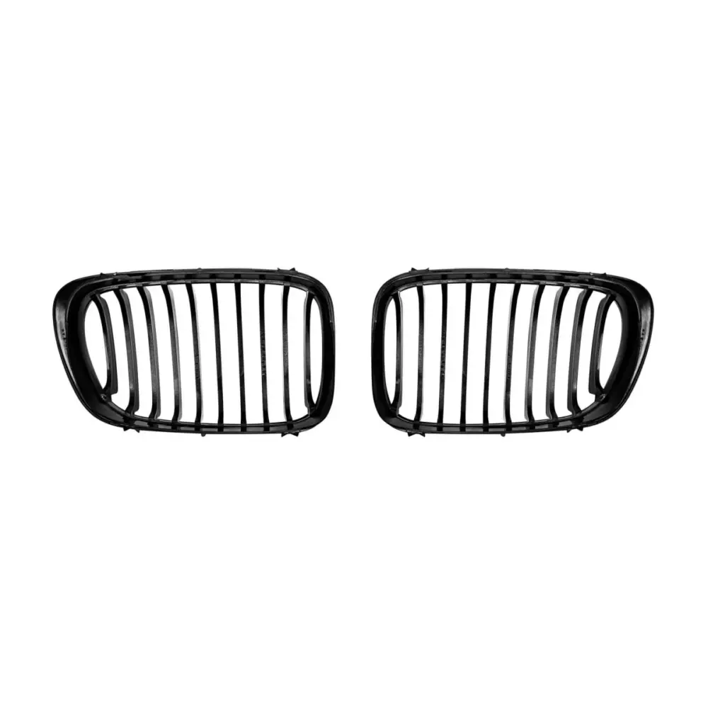Griglia Singola Nera Anteriore per BMW Serie 3 E46 Coupe Cabrio 1999-2003