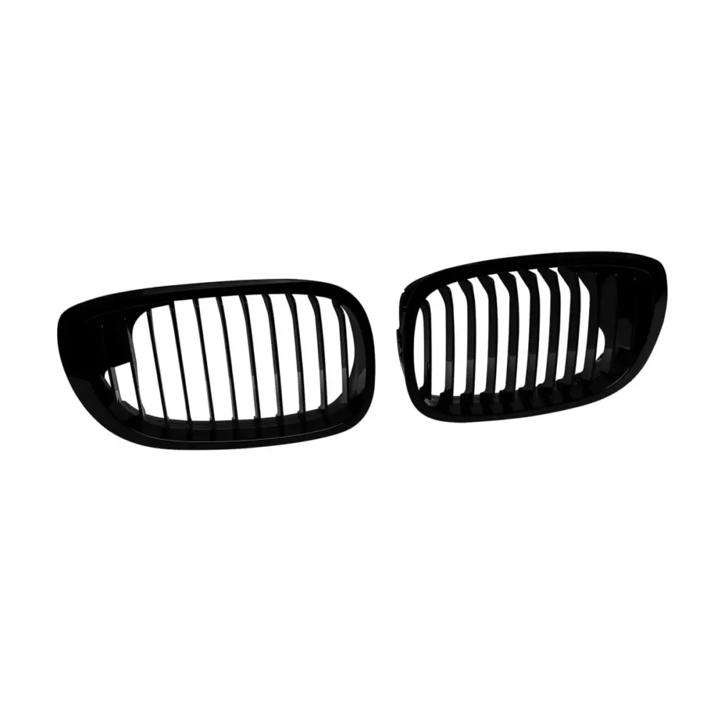 Griglia Singola Nera Lucida Anteriore BMW Serie 3 E46 Coupe Cabrio 2003-2006