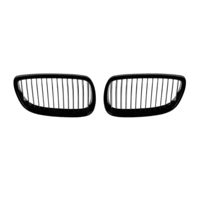 Griglia Singola Nera Lucida Anteriore BMW Serie 3 E92 2007-2009 E93 2007-2010