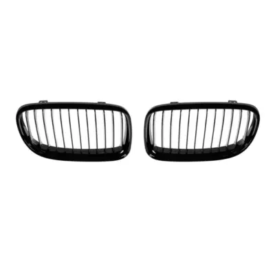 Griglia Singola Nera Lucida Anteriore per BMW Serie 3 E90 2008-2011