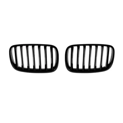 Griglia Singola Nera Lucida Anteriore per BMW X5 E70 2007-2013