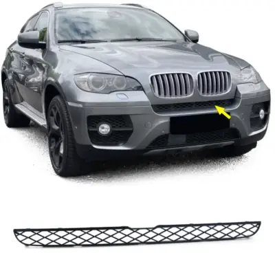 Griglia Sportiva Centrale Paraurti Anteriore per BMW X6 E71 06-14