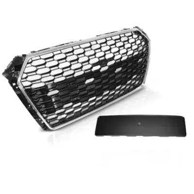 Griglia Sportiva Cromata Nera per Audi A4 B9 2015-2019