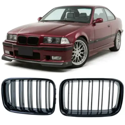 Griglia Sportiva Doppio Stego Lucida per BMW Serie 3 E36 90-96