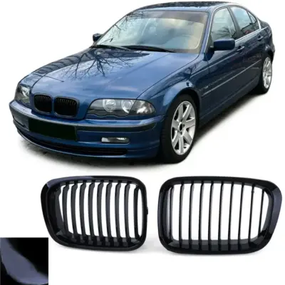 Griglia Sportiva Lucida Anteriore per BMW Serie 3 E46 Berlina Touring 98-01