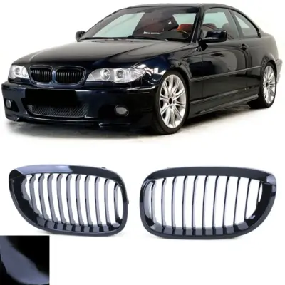 Griglia Sportiva Lucida per BMW Serie 3 E46 Coupe Cabrio 03-07